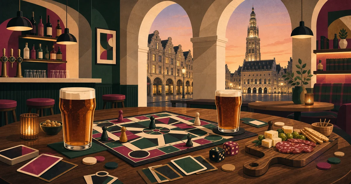 20 000 Jeux sous les Bières, board game bar in Arras