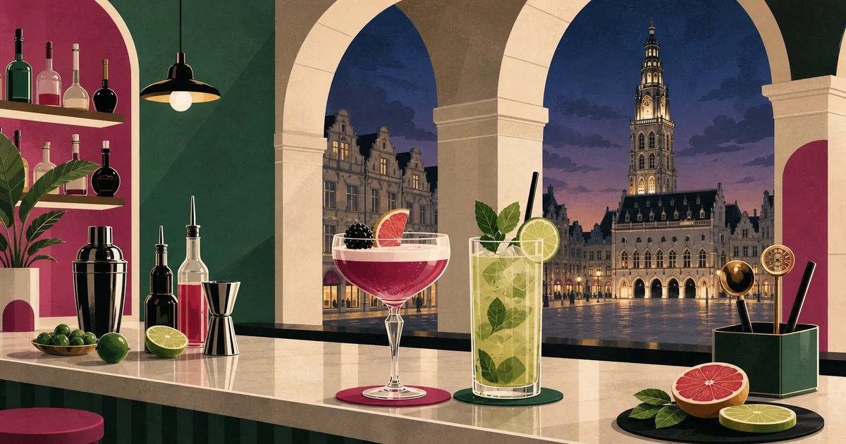 54 Cocktails Bar, cocktail bar on the Grand'Place in Arras