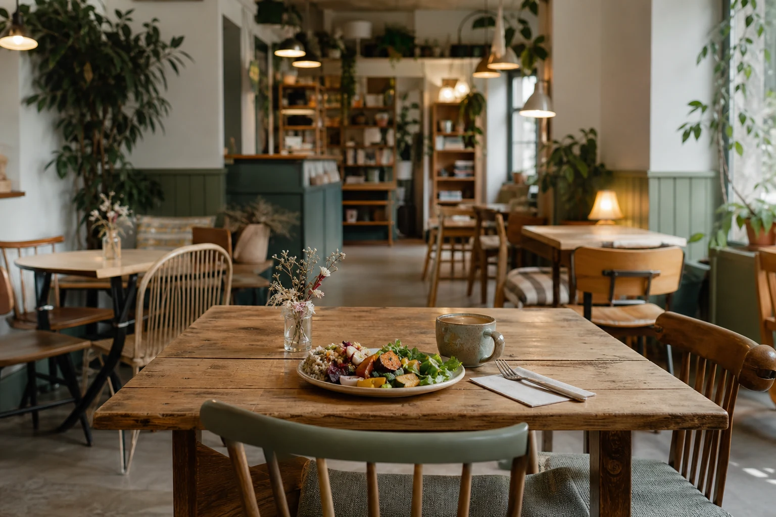 La Planque, café-cantine végétarien à Arras